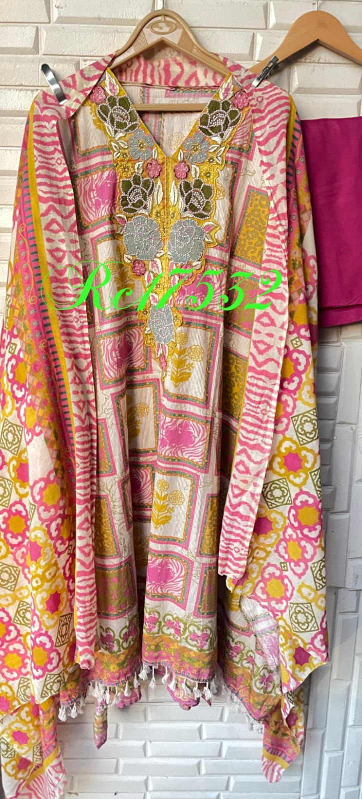 Cotton unstitched ladies suit Rc17532