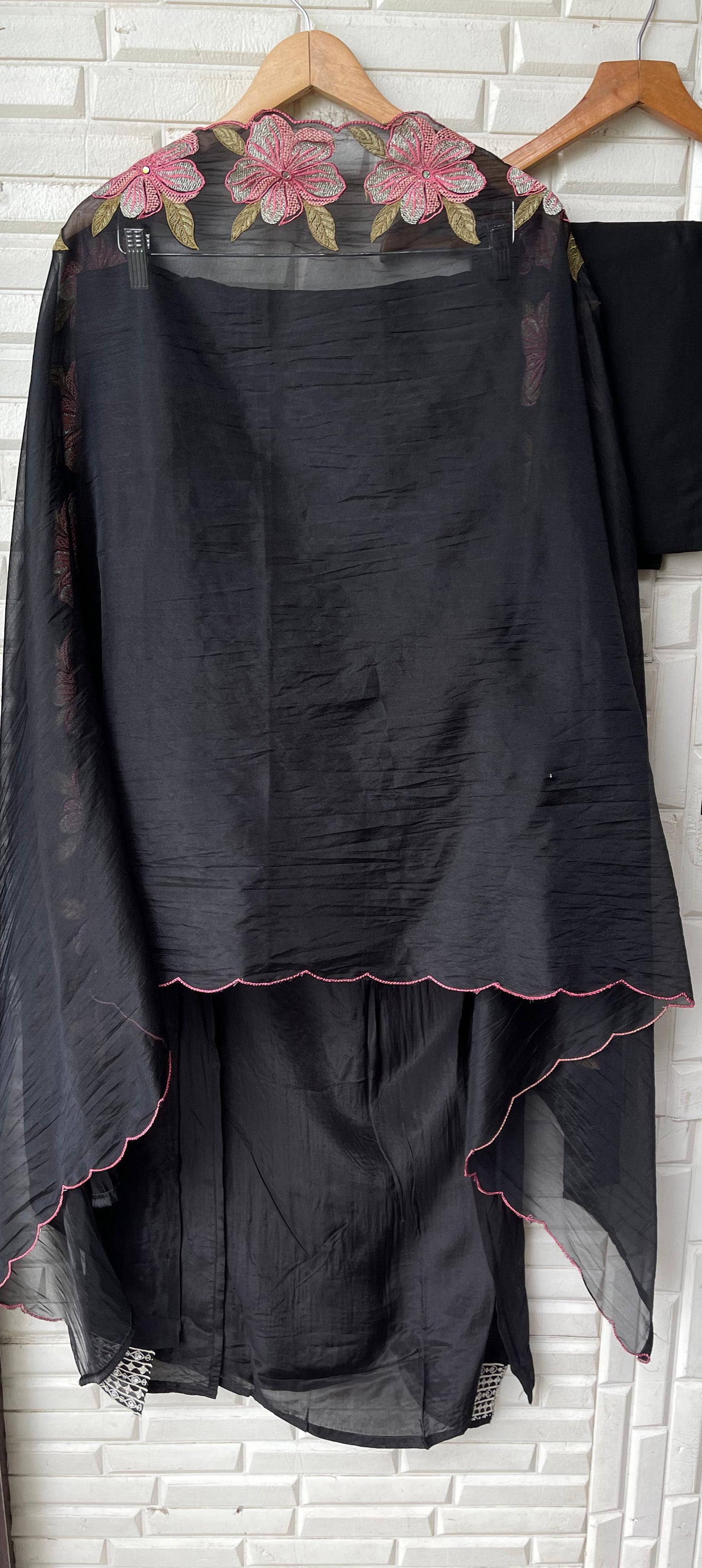 Glass organza unstitched ladies suit Rc17491 (a)