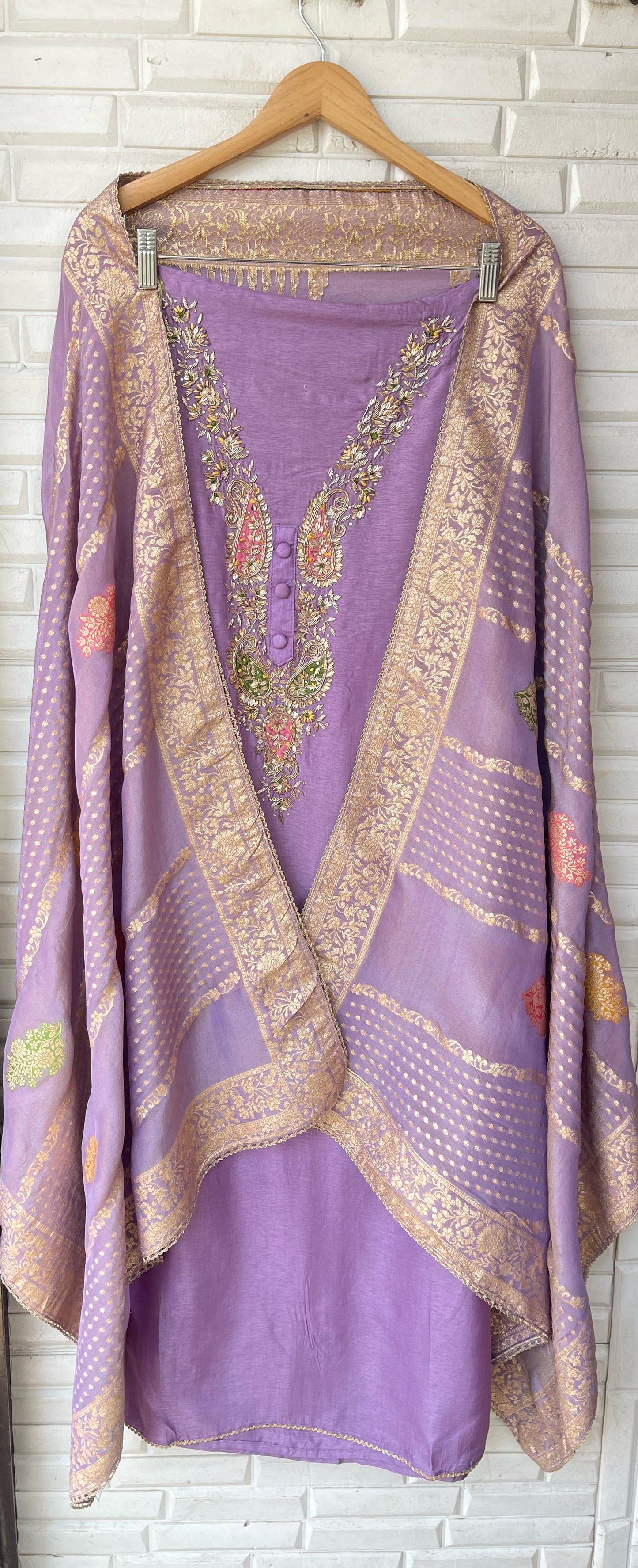 Silk unstitched ladies suit Rc16444 (b)