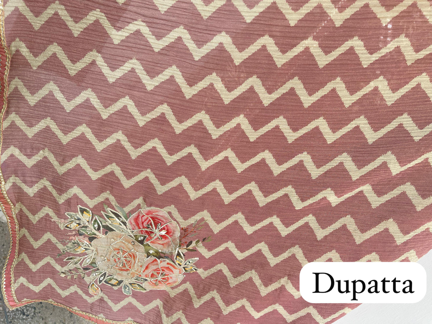 Shimmer silk unstitched ladies suit Rc17949