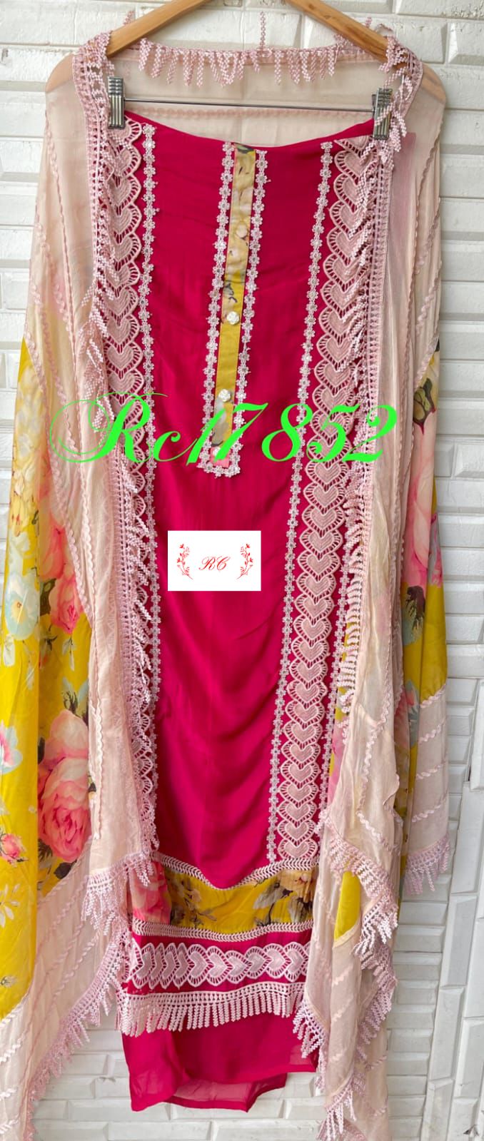 Organza unstitched ladies suit Rc17852 (a)