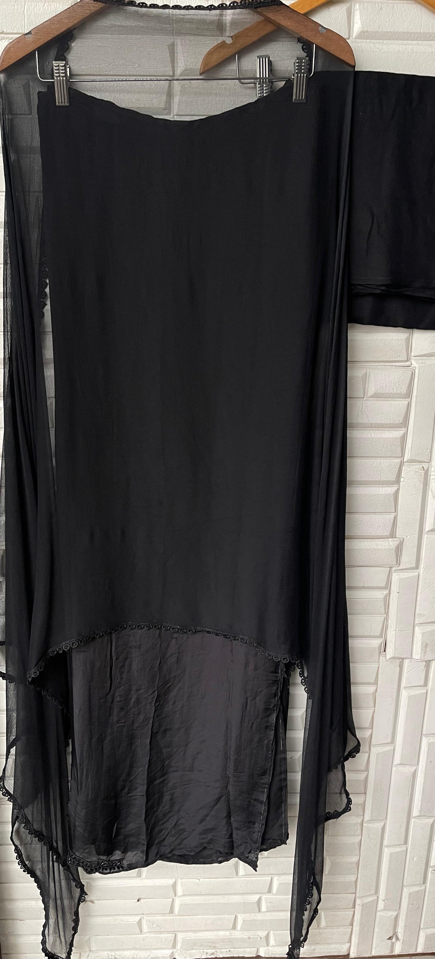 Crepe Silk unstitched ladies suit Rc17556