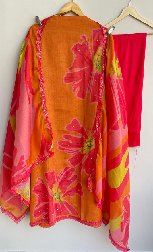 Kora linen unstitched ladies suit Rc17921 (a)