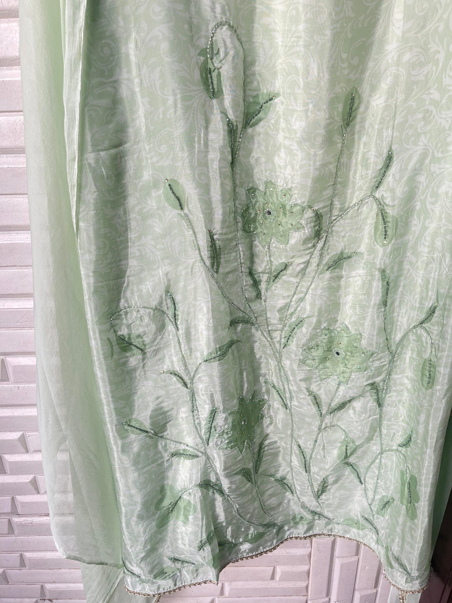 Organza unstitched ladies suit Rc17295 (b)