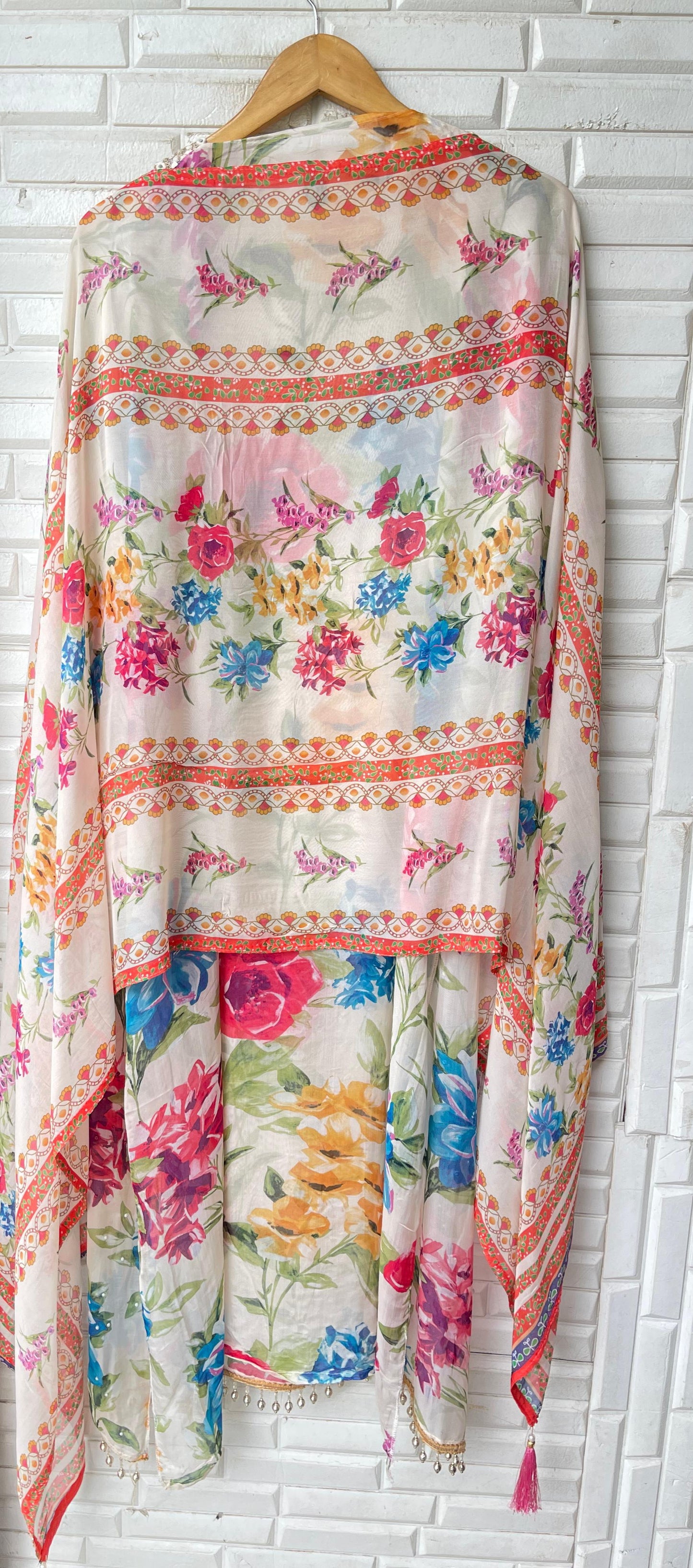 Organza unstitched ladies suit Rc17283