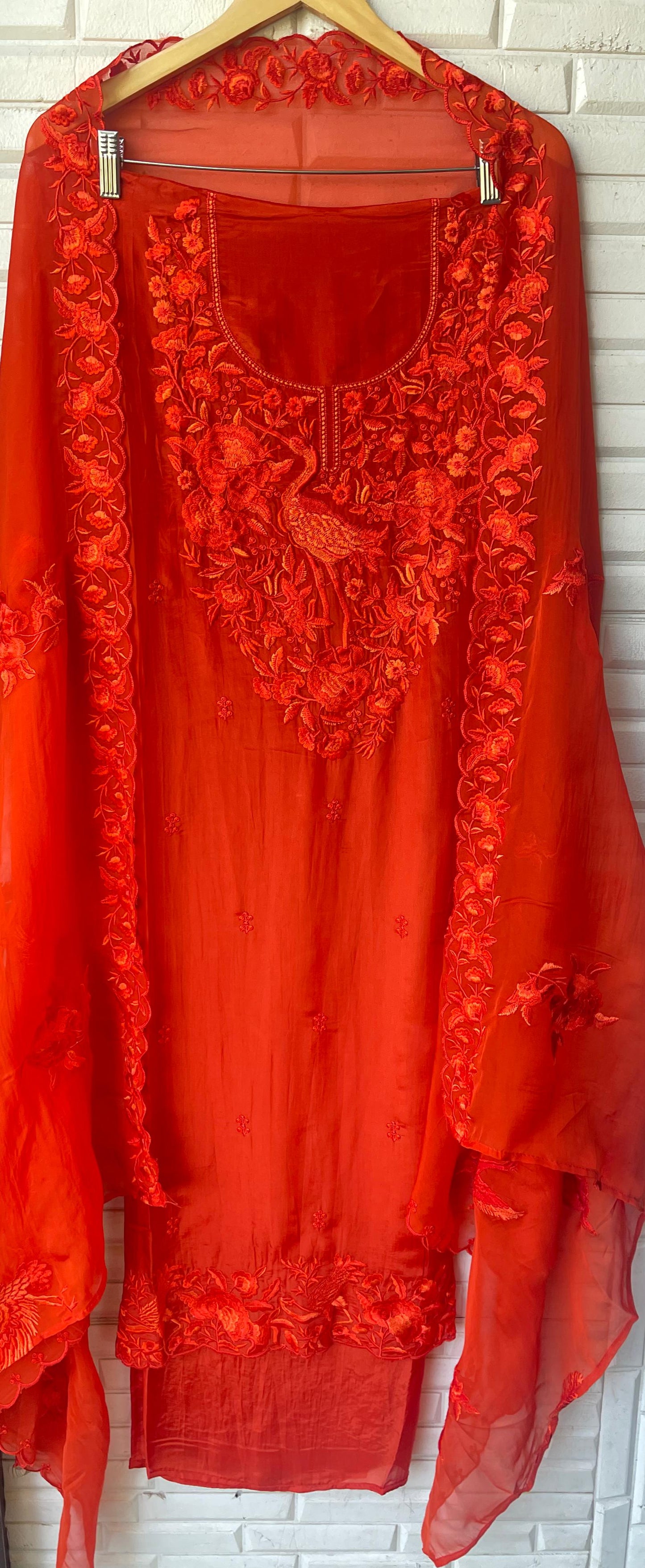 Crape silk unstitched ladies suit Rc17816 (c)