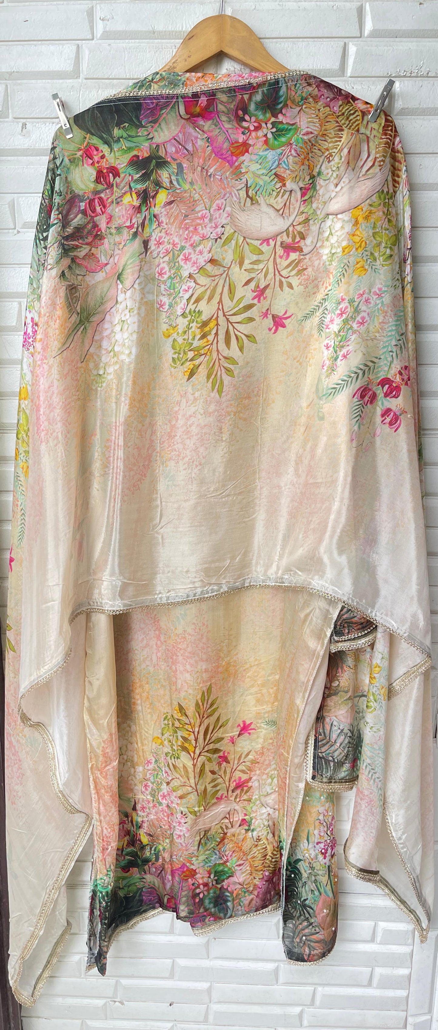 Organza unstitched ladies suit Rc17333