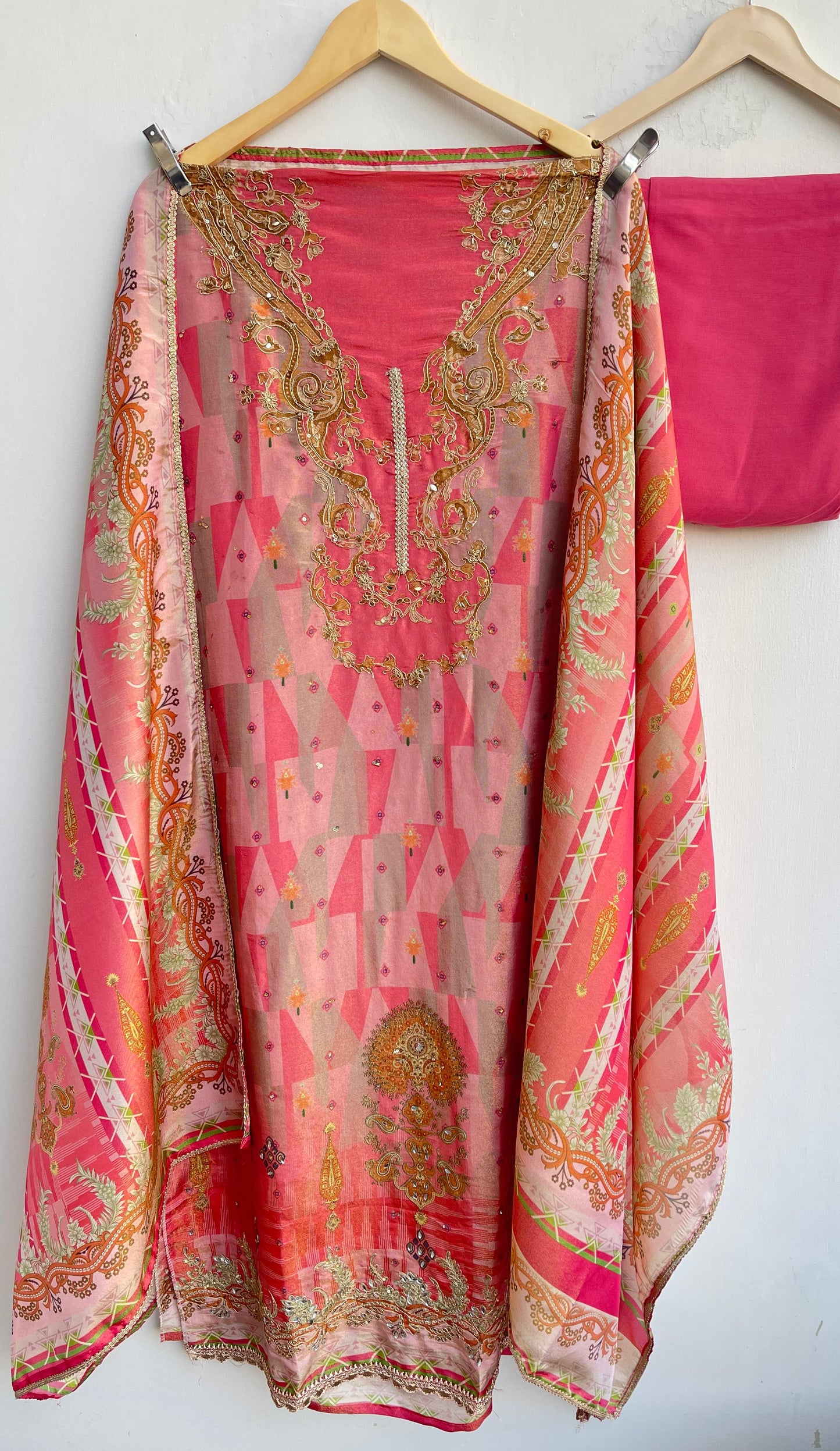 Shimmer silk unstitched ladies suit Rc17879 (a)