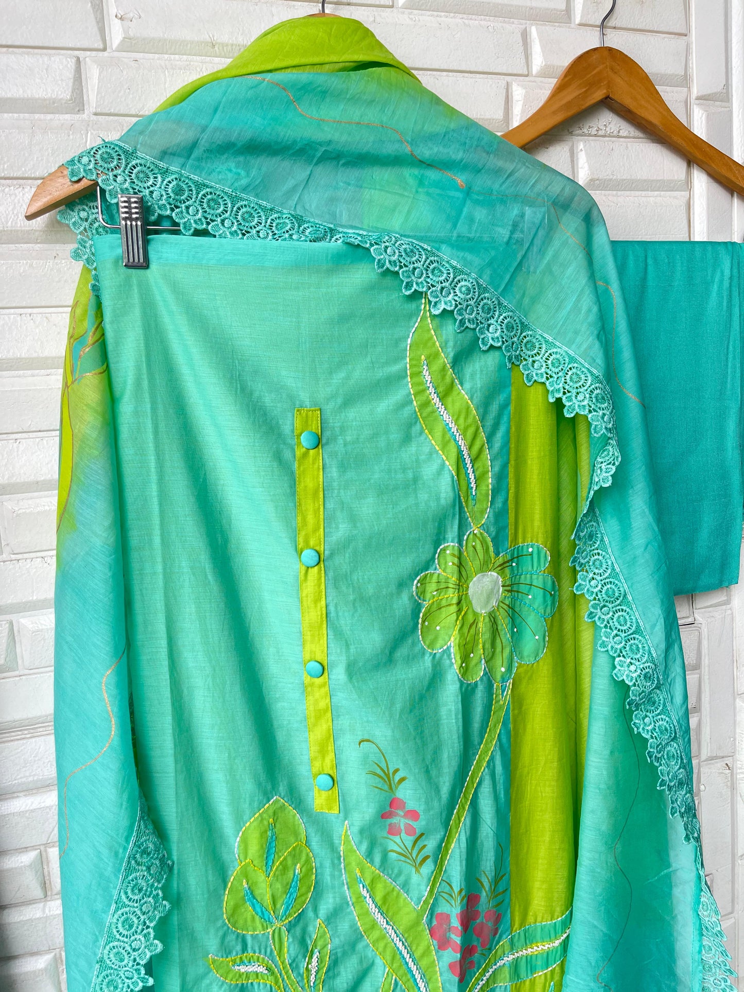 Mul chanderi unstitched ladies suit Rc17643