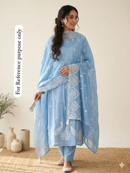 Soft cotton unstitched ladies suit Rc18733