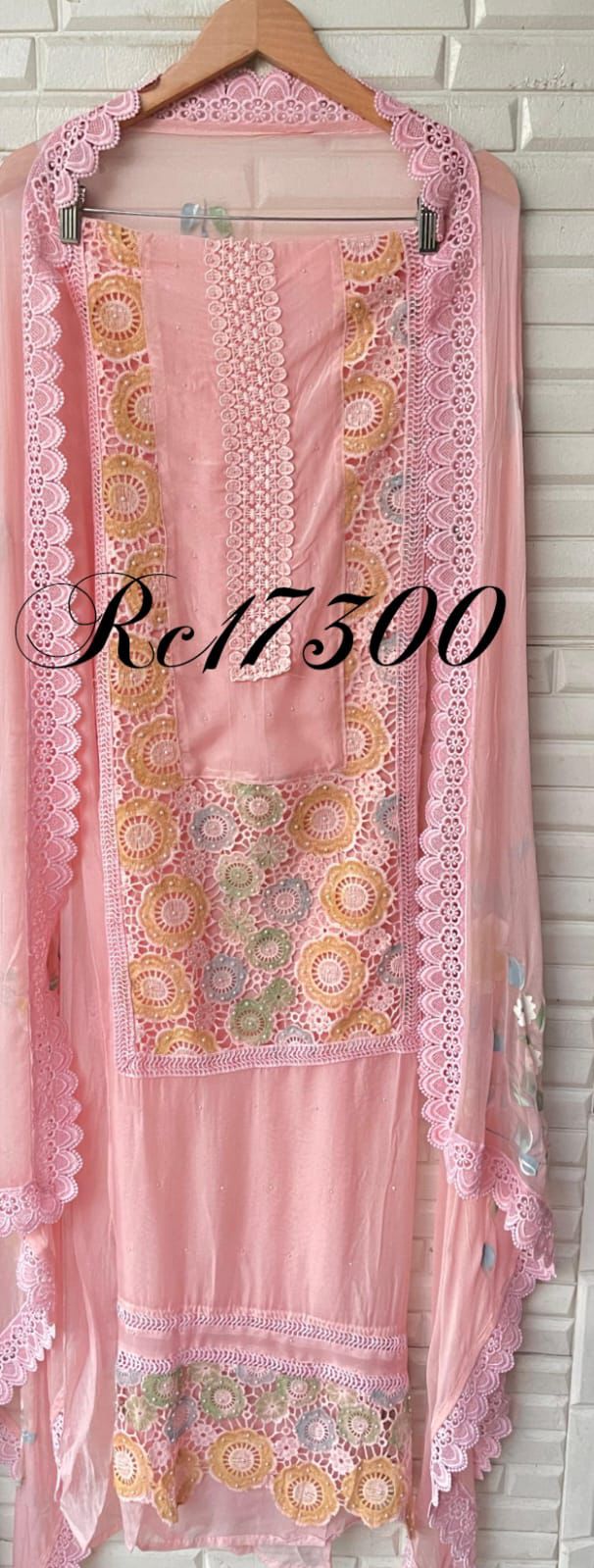 Organza Unstitched Ladies Suit Rc 17300(a)