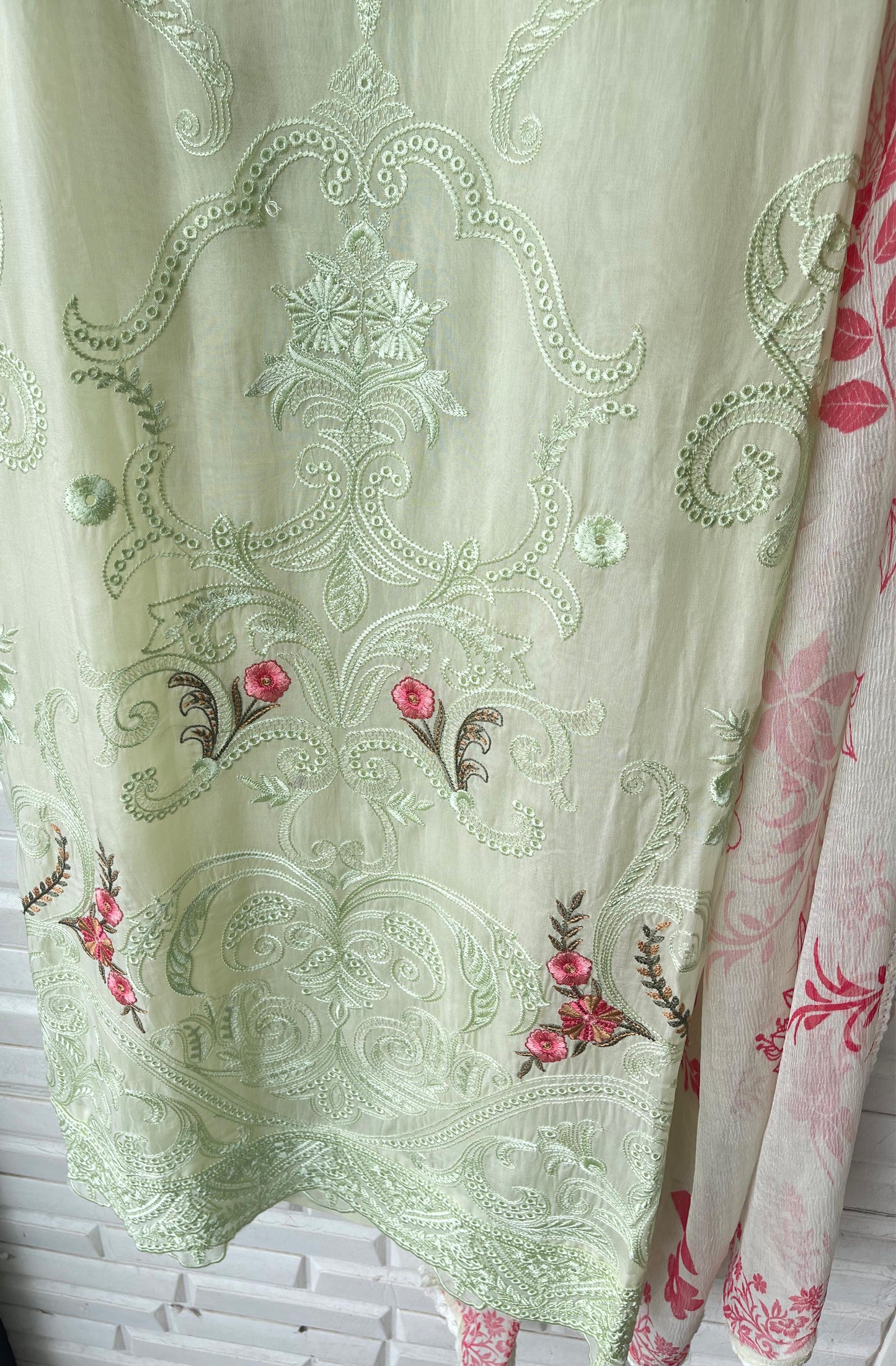 Organza unstitched ladies suit Rc17778 (c)