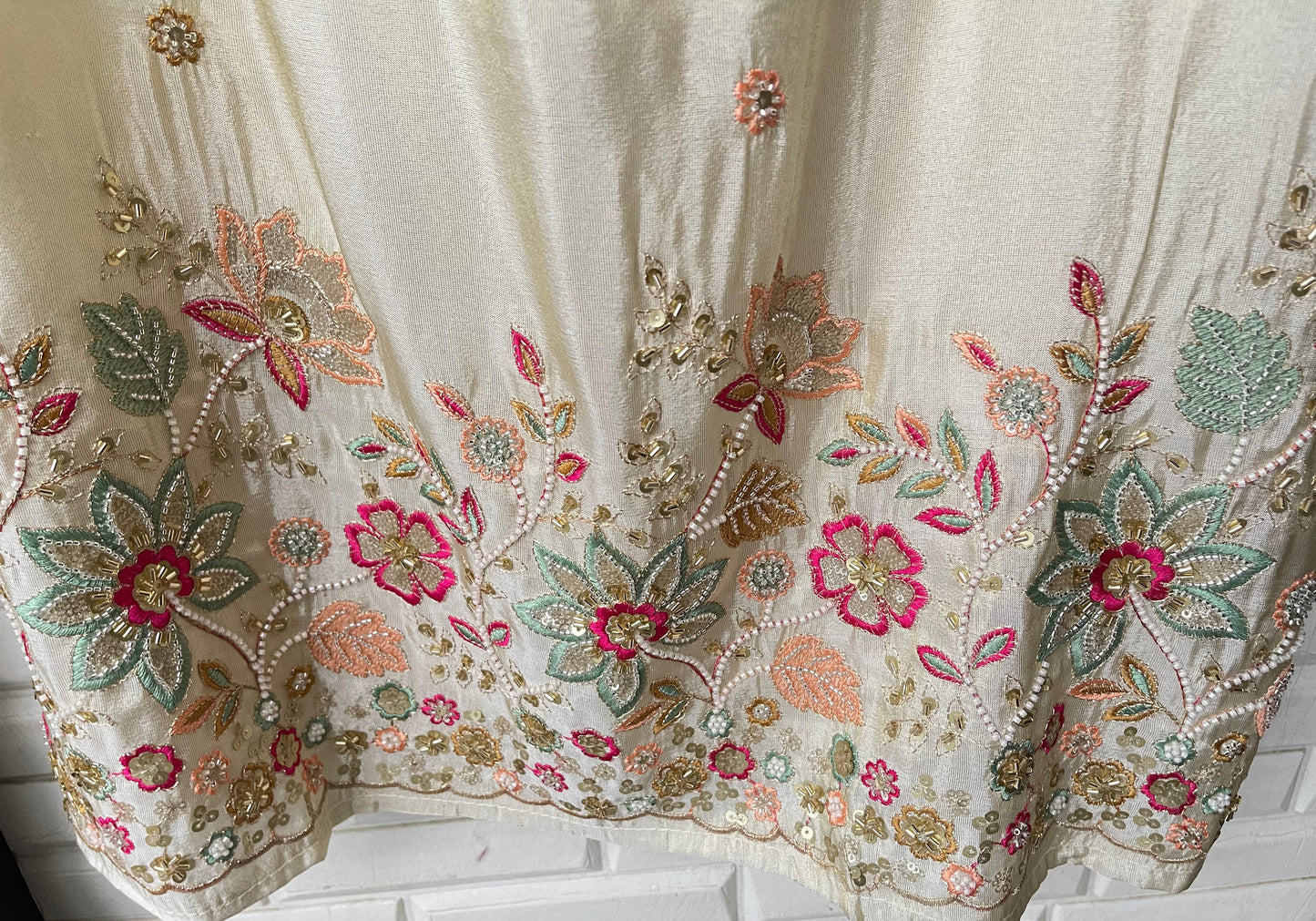 Shimmer silk unstitched ladies suit Rc17629