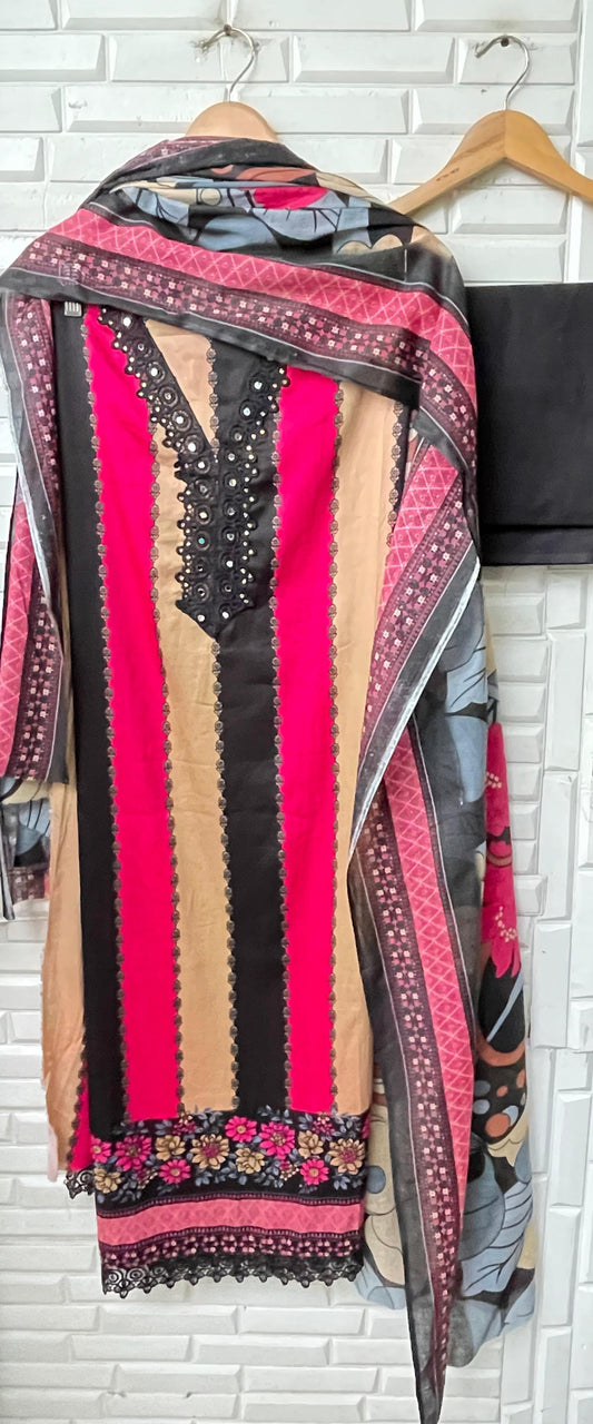 Cotton unstitched ladies suit Rc17376 (a)