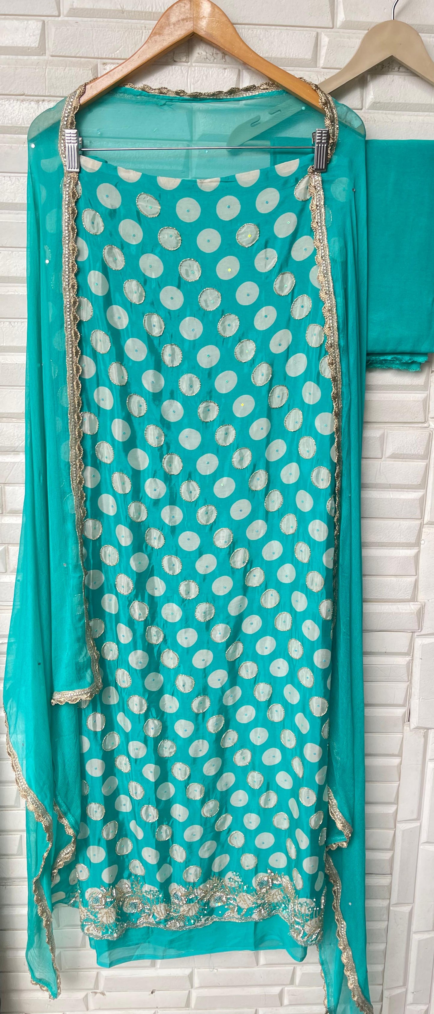 Organza unstitched ladies suit Rc17542 (b)