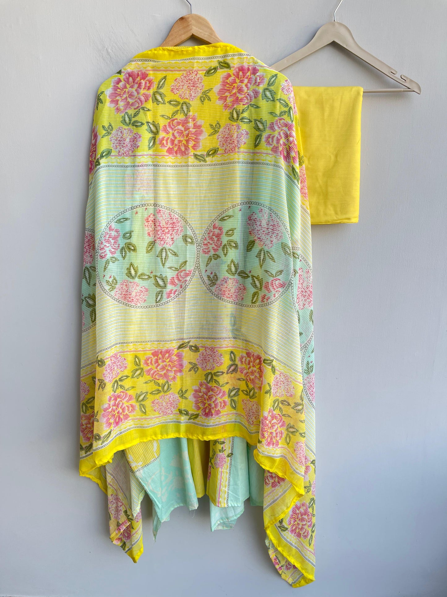 Cotton printed unstitched ladies suit Rc18377