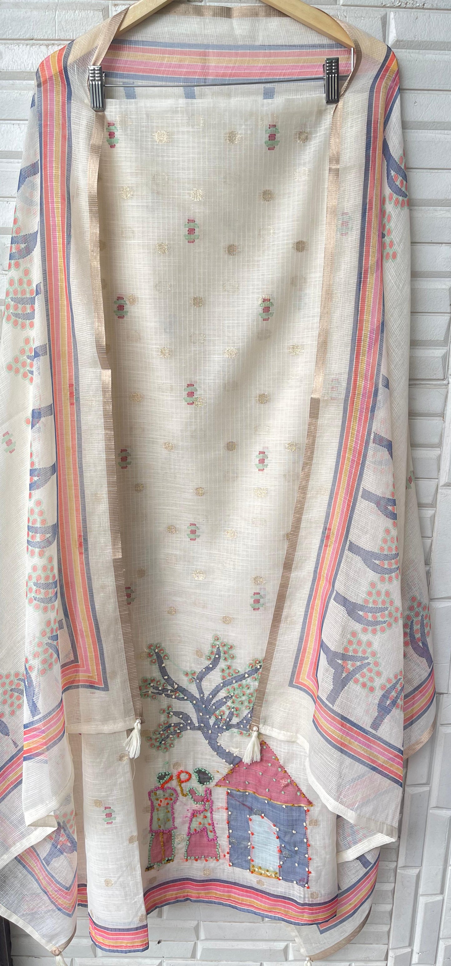 Banarasi Kota Doriya Unstitched Ladies Suit Rc17251