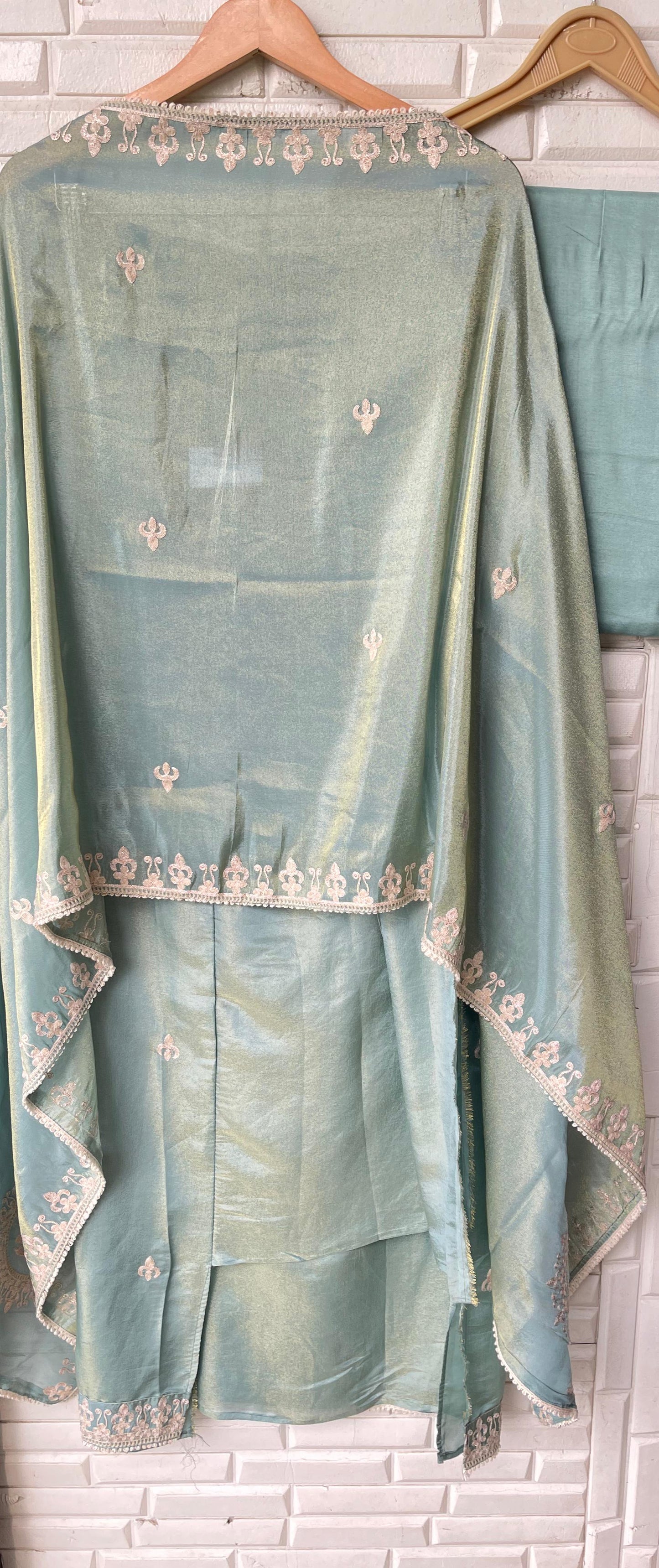Shimmer silk unstitched ladies suit Rc17602 (c)