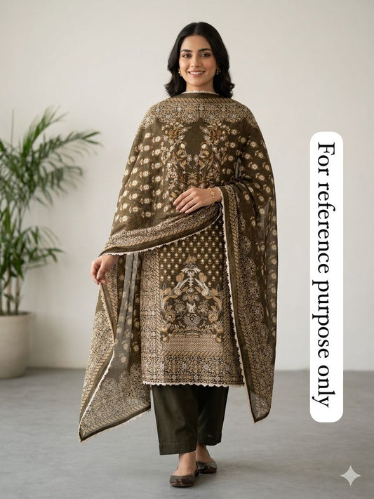 Cotton Printed Unstitched Ladies Suit RC-18819 – view 2