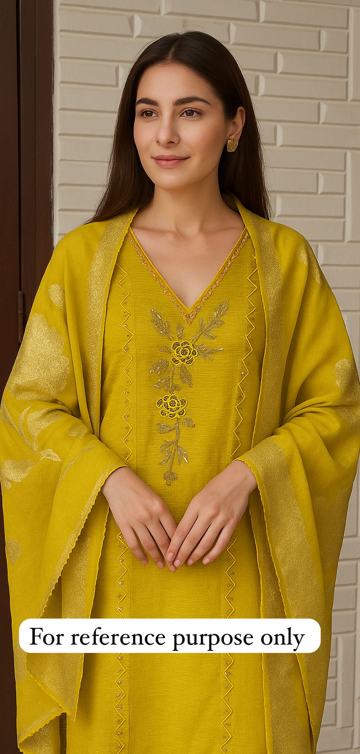 Banarasi shimmer silk unstitched ladies suit Rc17790