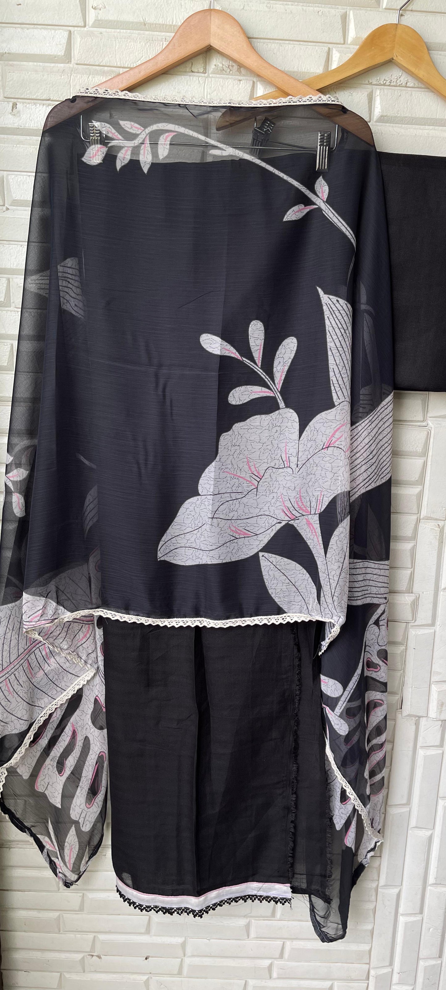 Cotton linen unstitched ladies suit Rc17498