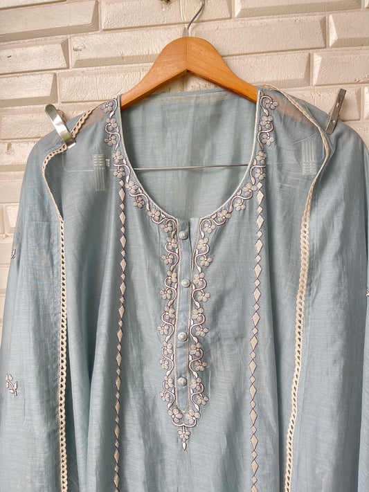 Mul chanderi unstitched ladies suit Rc17331