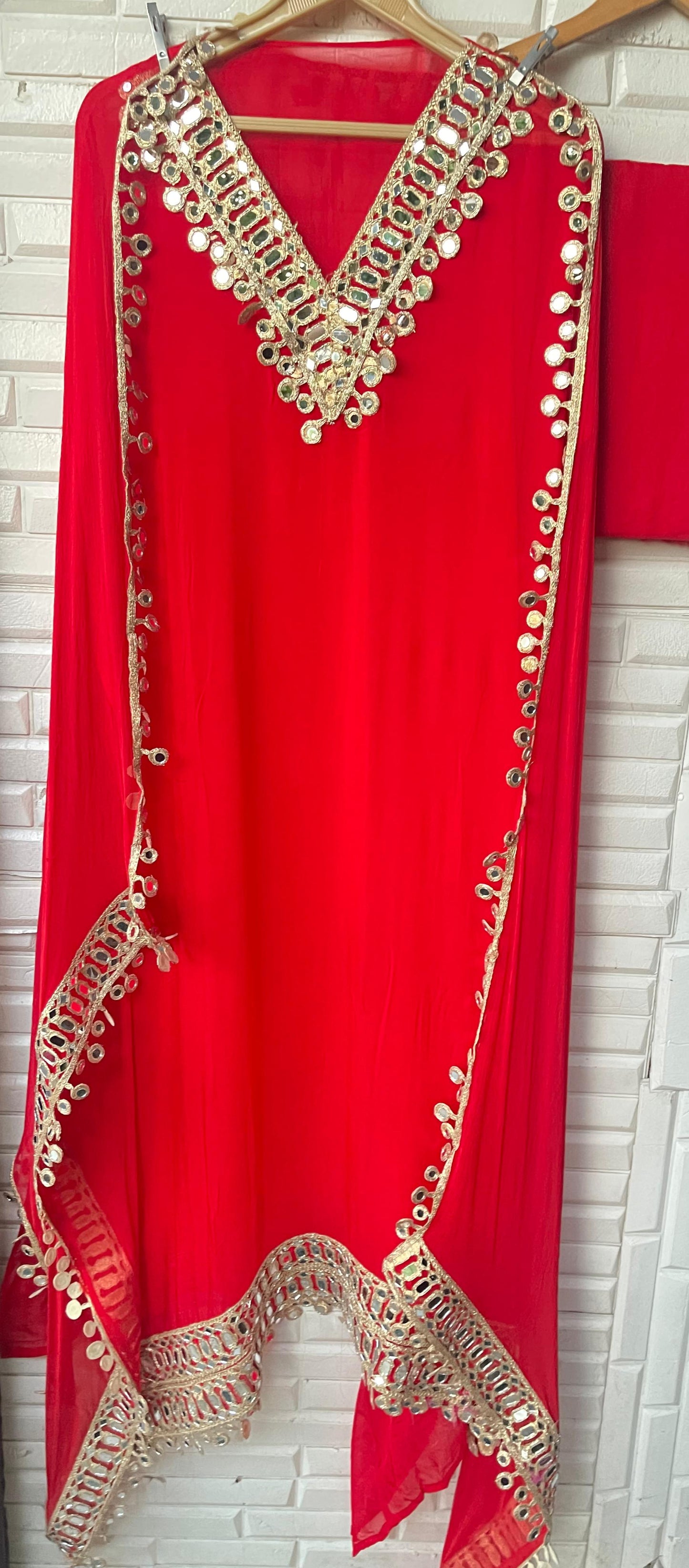 Organza unstitched ladies suit Rc17758 (a)