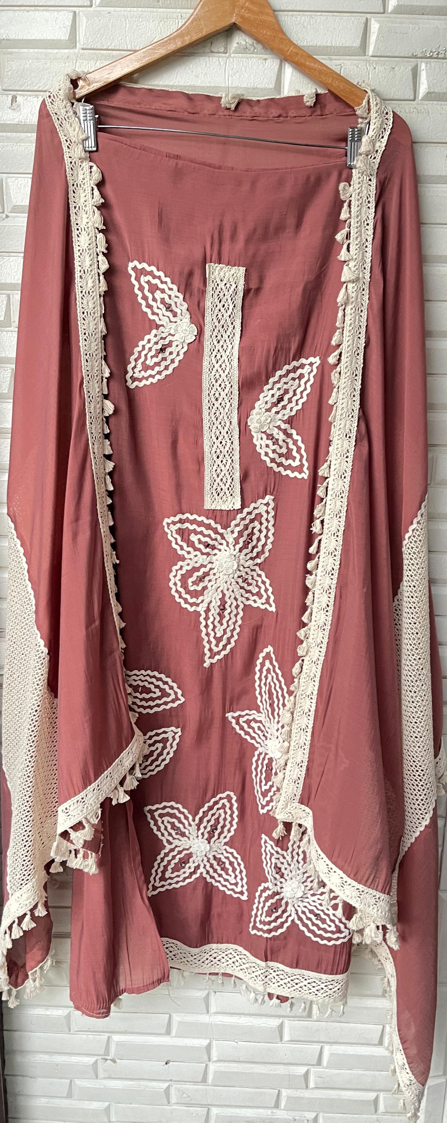 Mul chanderi unstitched ladies suit Rc17460