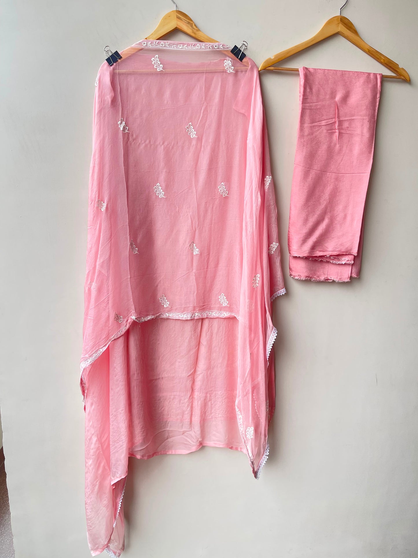 Organza Tuile fabric ladies unstitched suit Rc19131 (b)