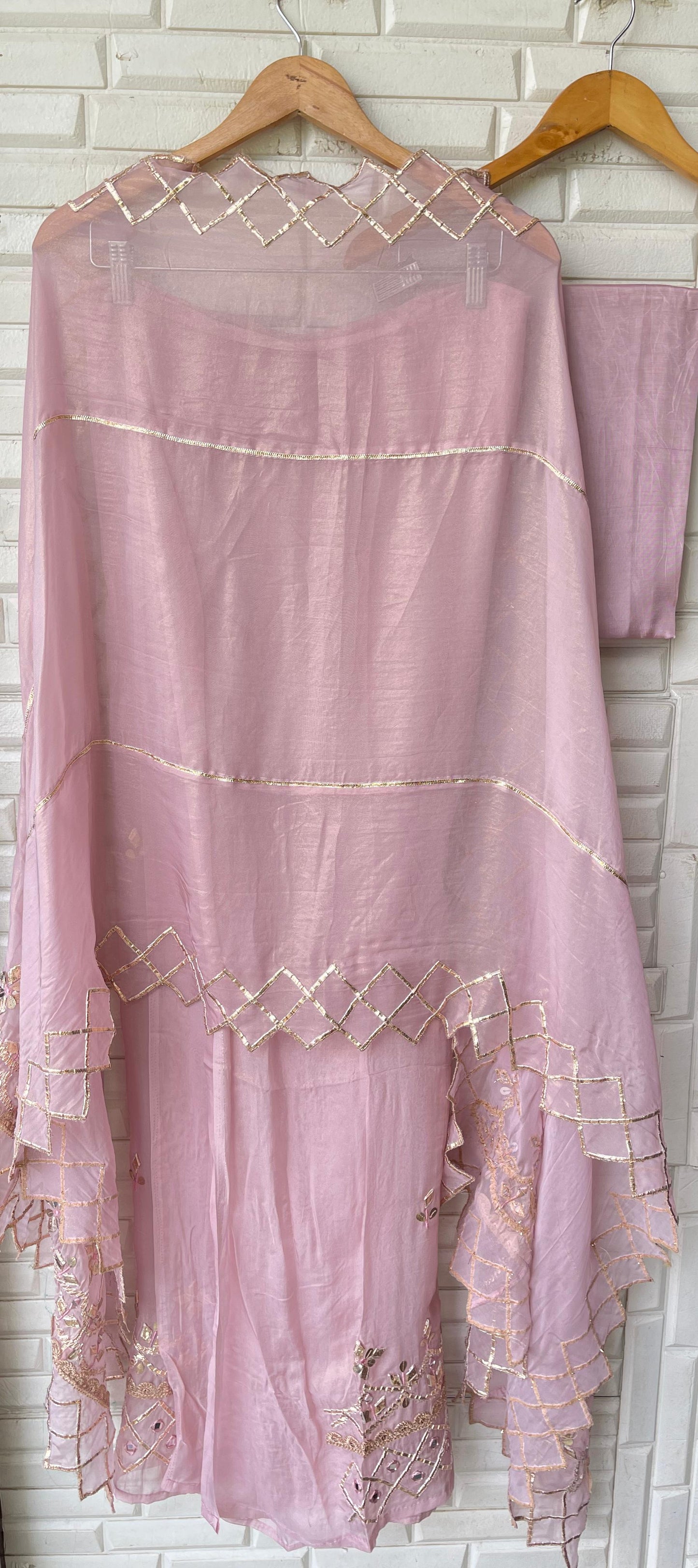 Shimmer Glass organza unstitched ladies suit Rc17595 (b)