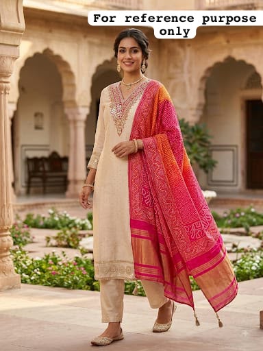 Banarasi shimmer silk ladies unstitched suit Rc19248