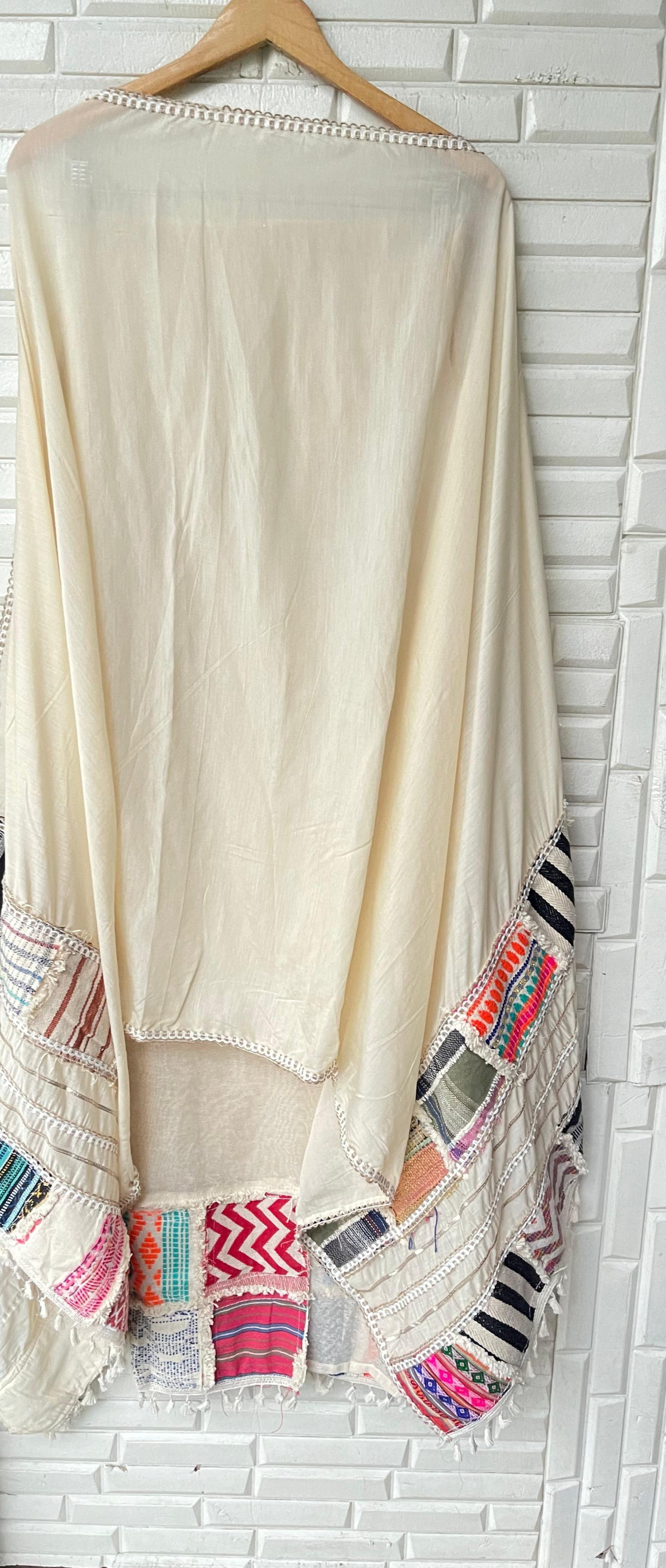 Jute linen unstitched ladies suit Rc17359