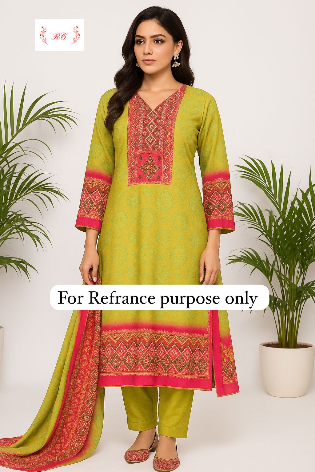 Bhandani paper silk unstitched ladies suit Rc17633