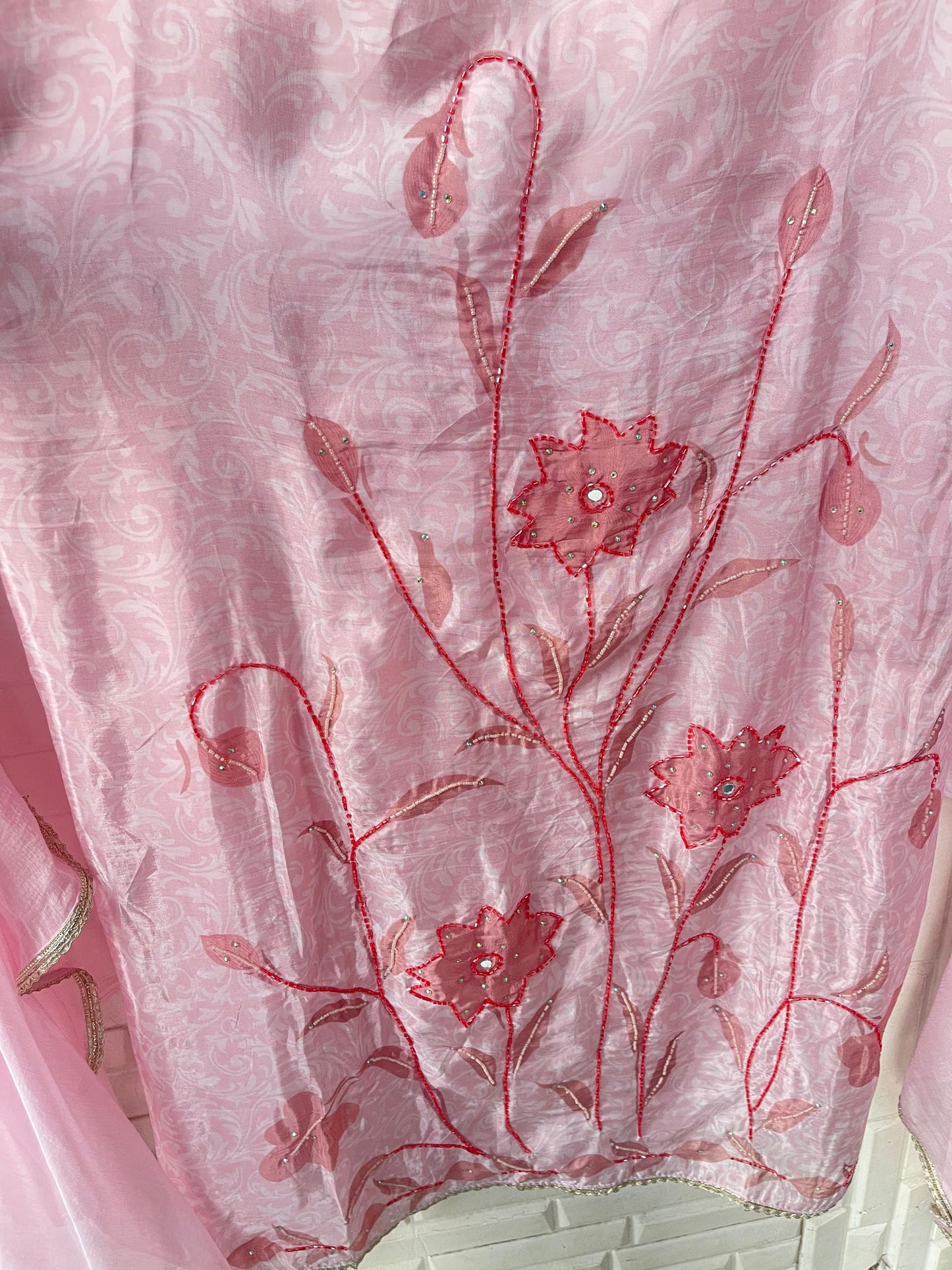 Organza unstitched ladies suit Rc17295 (a)