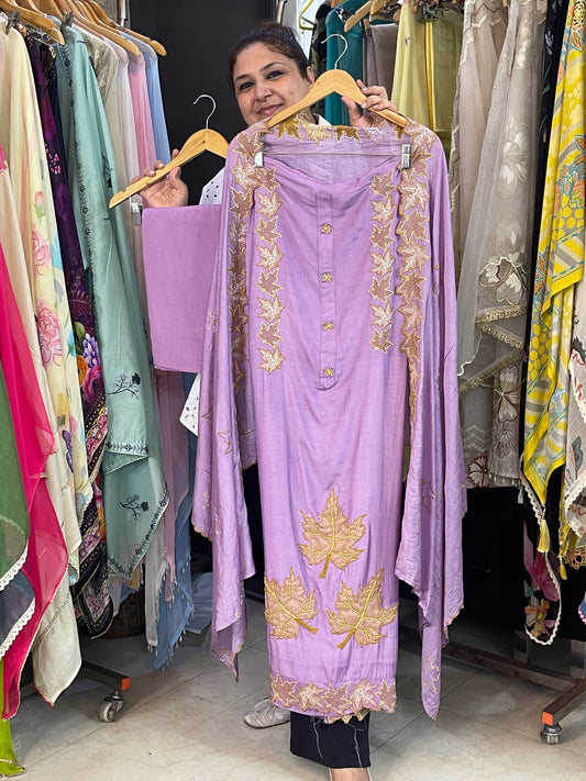 Muslin cotton unstitched ladies suit Rc17453(b)