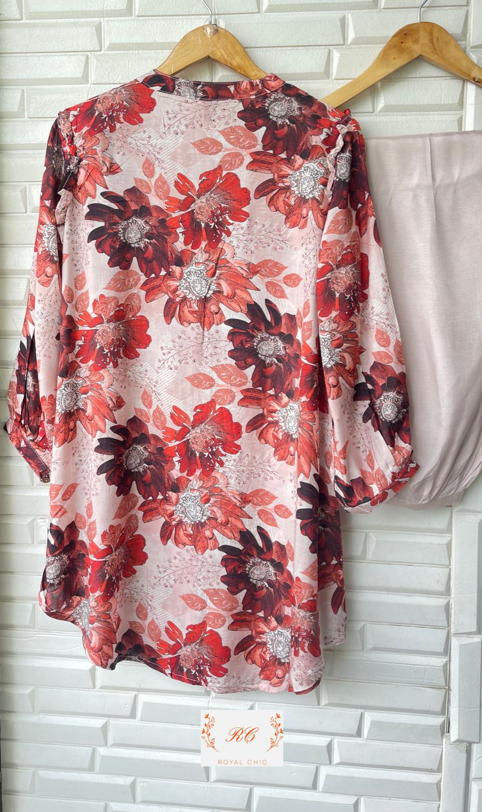 Pure Muslin Ready to Wear Co-ord Set Rc12144