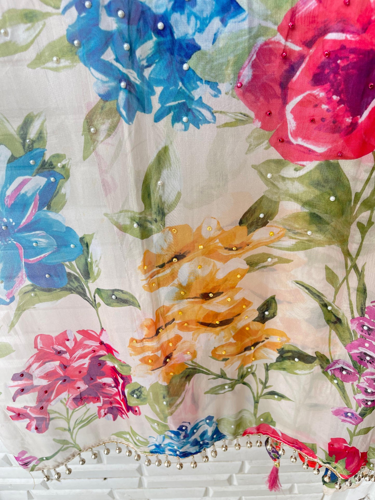 Organza unstitched ladies suit Rc17283