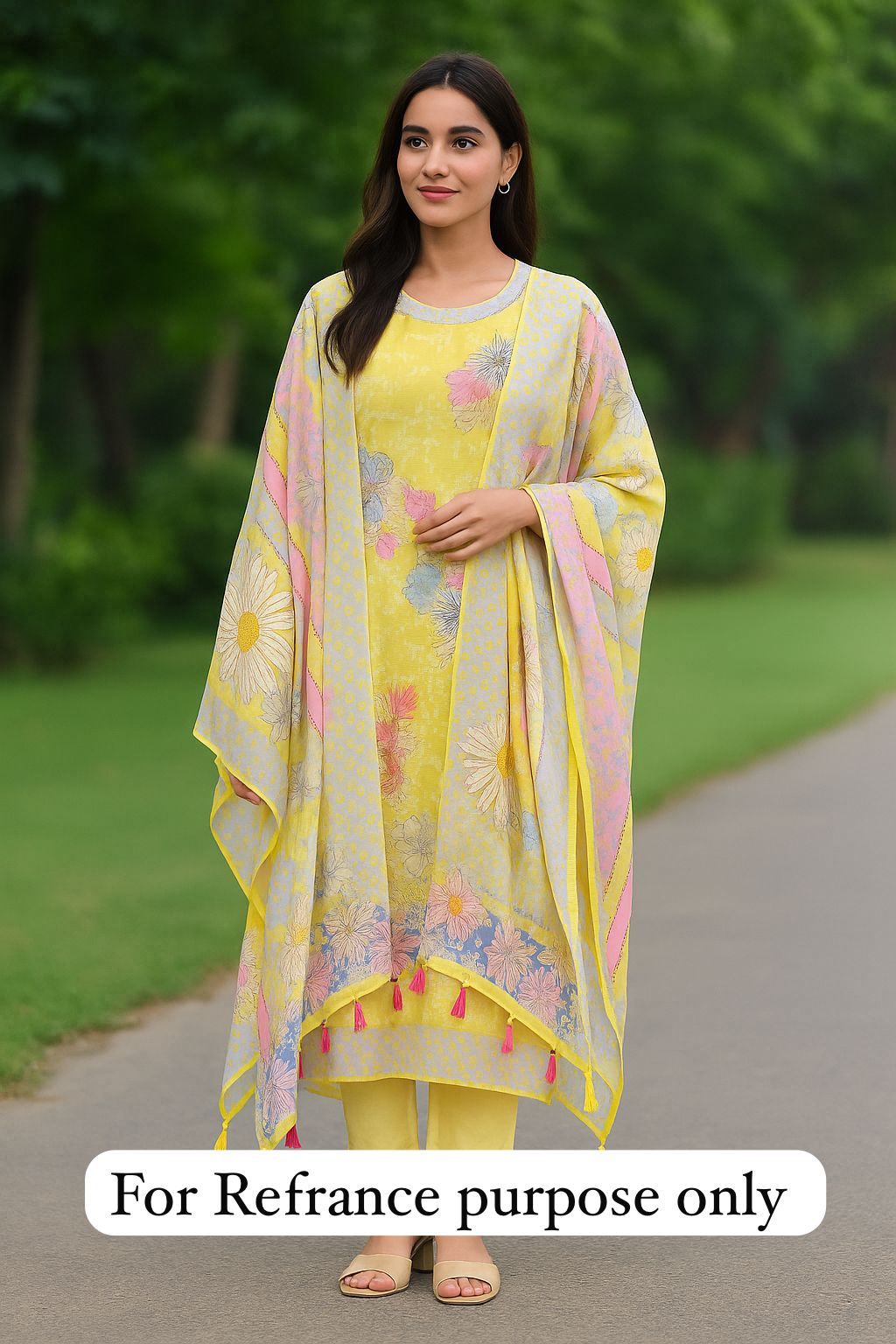 Muslin silk unstitched ladies suit Rc17760