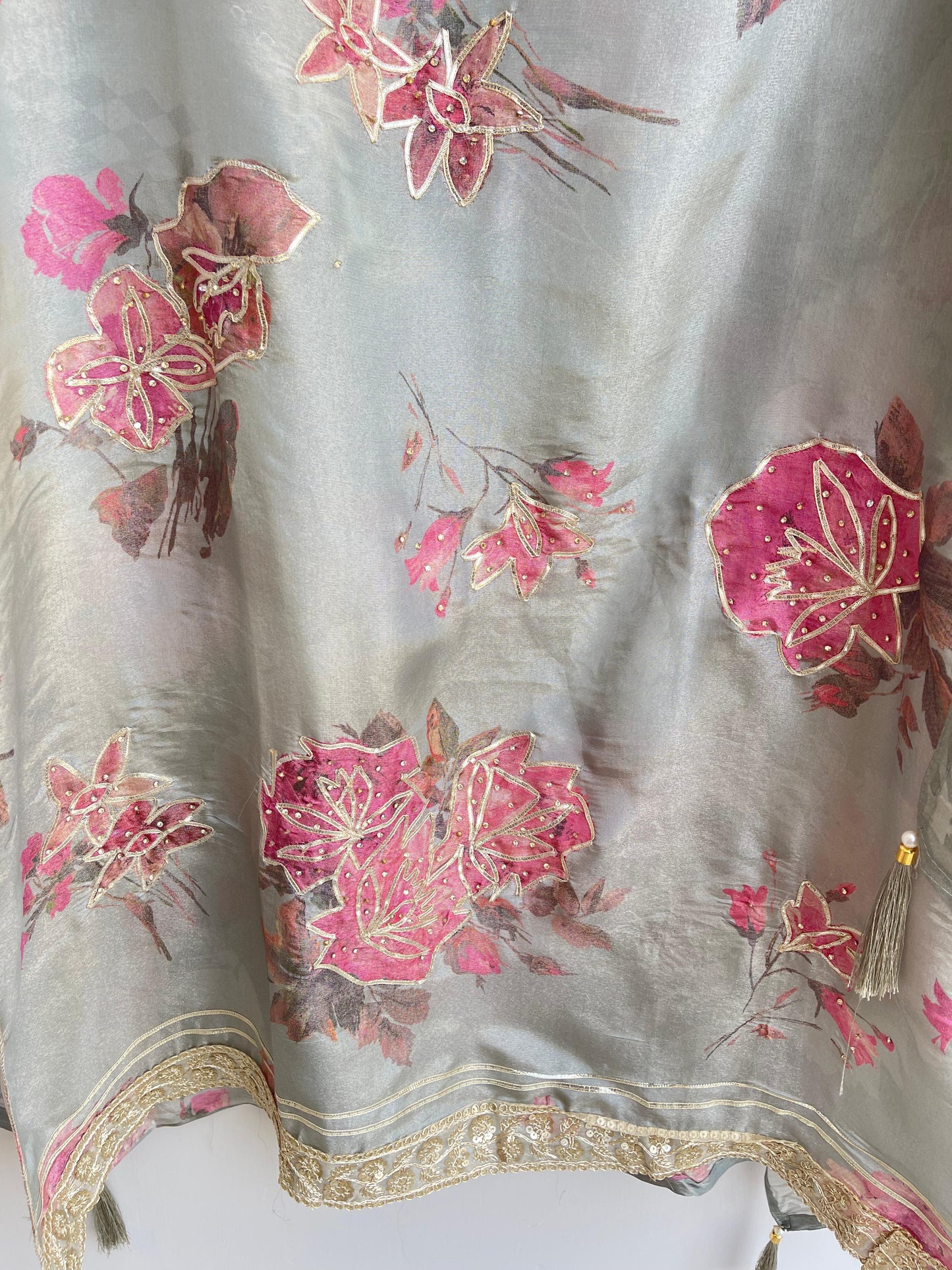 Shimmer silk unstitched ladies suit Rc17911