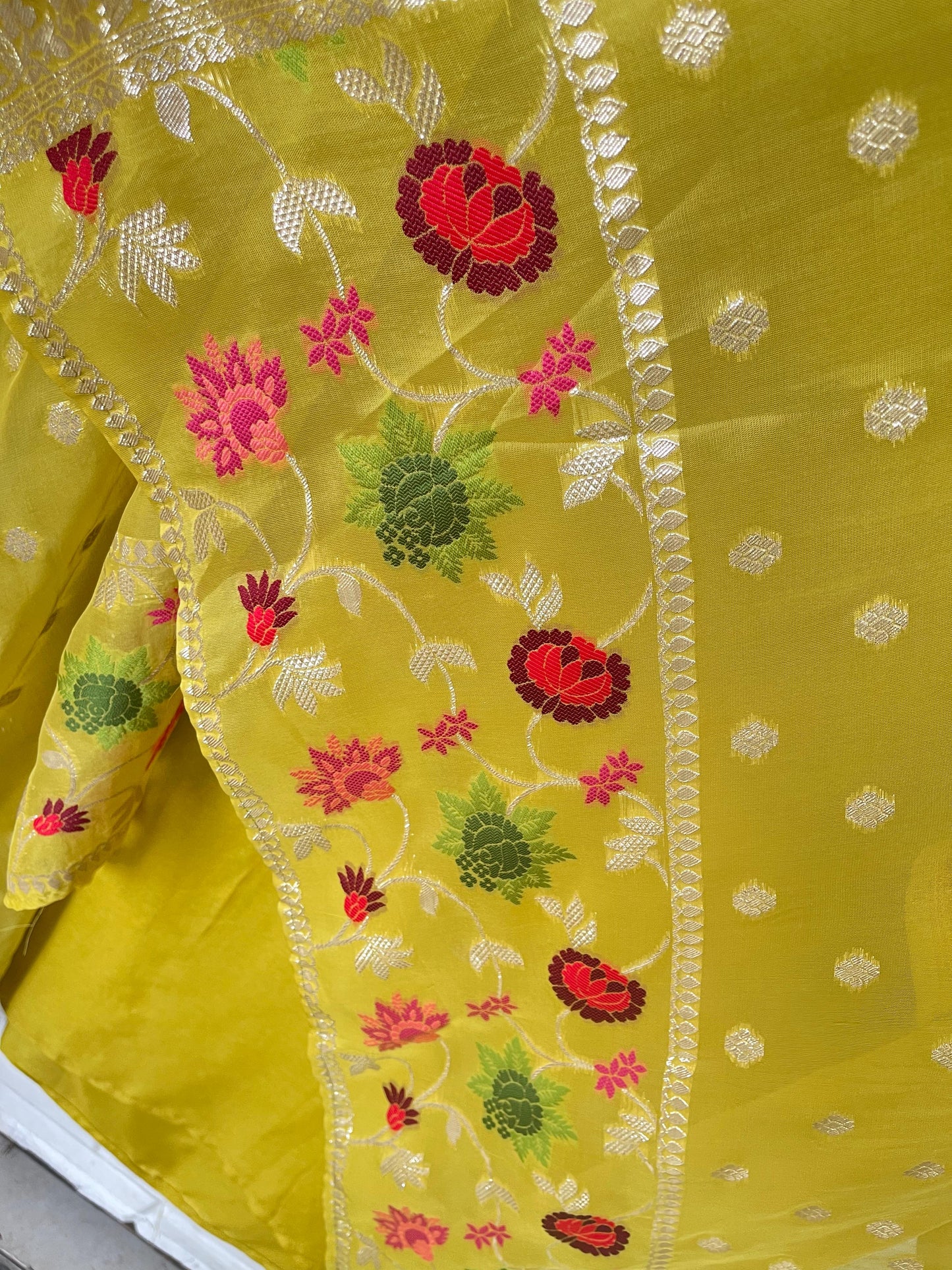 Pure unstitched silk ladies suit Rc17649