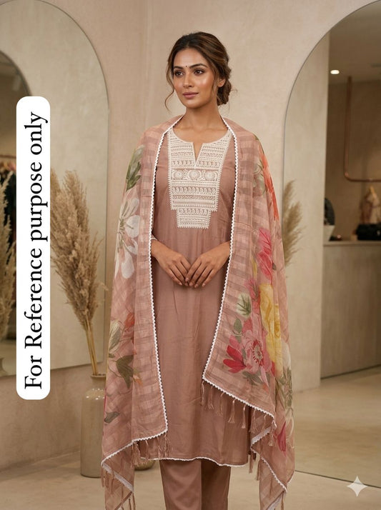 Pure organza unstitched ladies suit Rc18505 (b)