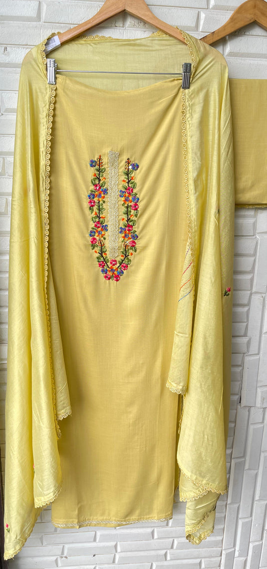 Reyon cotton unstitched ladies suit Rc17382 (a)