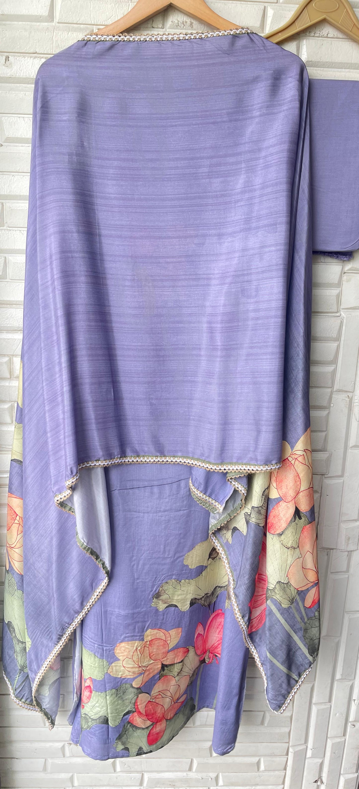 Muslin unstitched ladies suit Rc17524