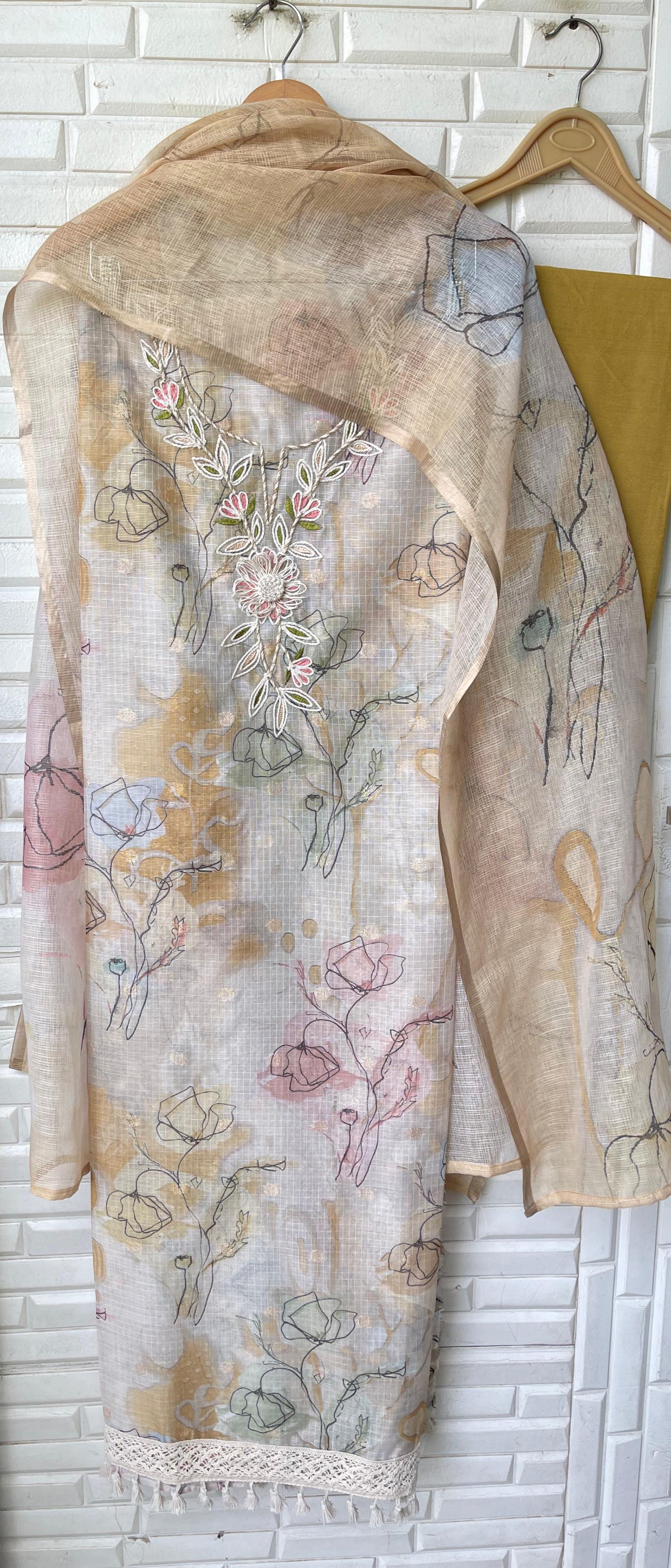 Kota doriya unstitched ladies suit Rc17425