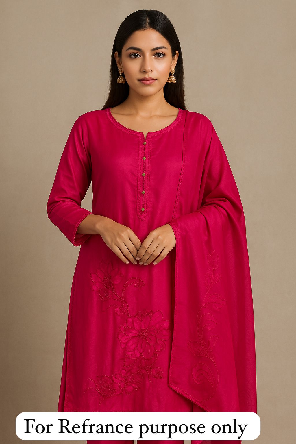 Crepe satin unstitched ladies suit Rc17712 (a)