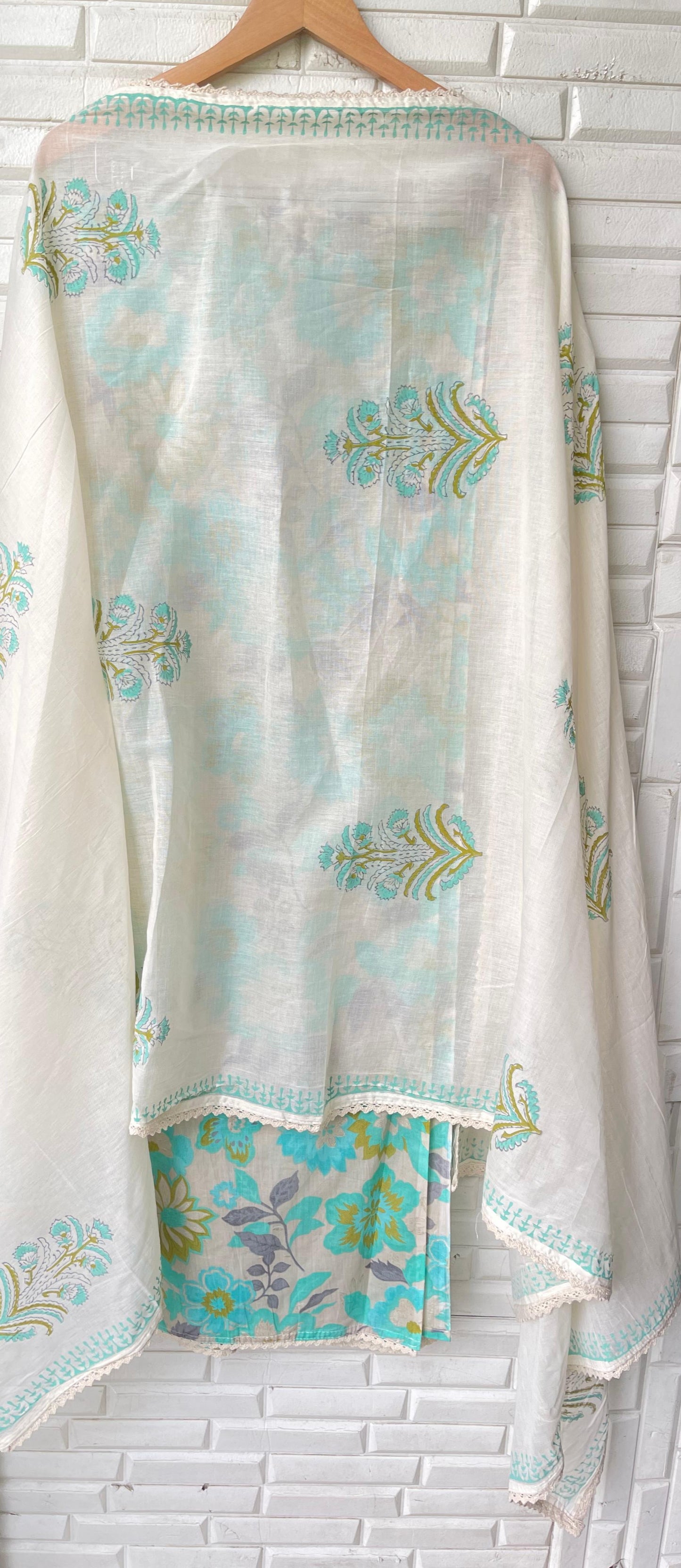 Cotton unstitched ladies suit Rc17423