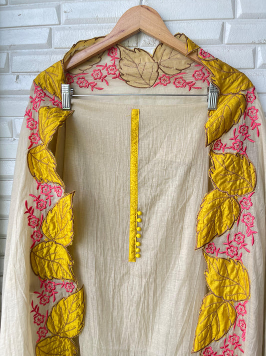 Mul chanderi unstitched ladies suit Rc17409 (b)