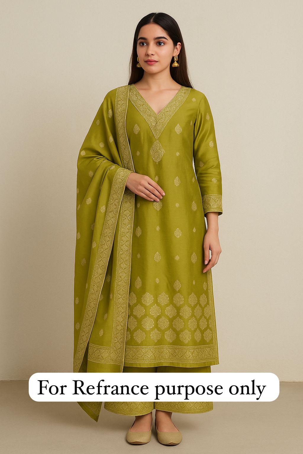 Banarasi shimmer silk unstitched ladies suit Rc17749 (a)