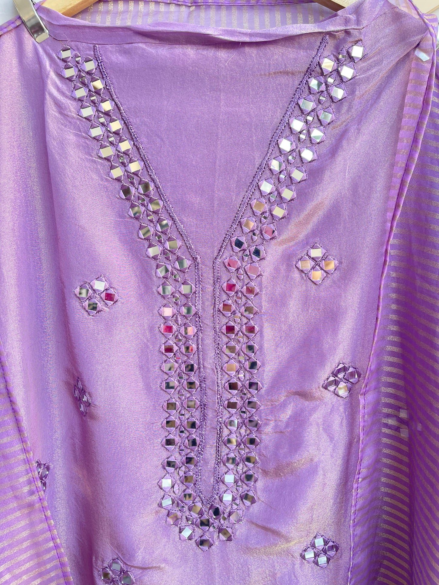 Shimmer silk unstitched ladies suit Rc17888 (a)