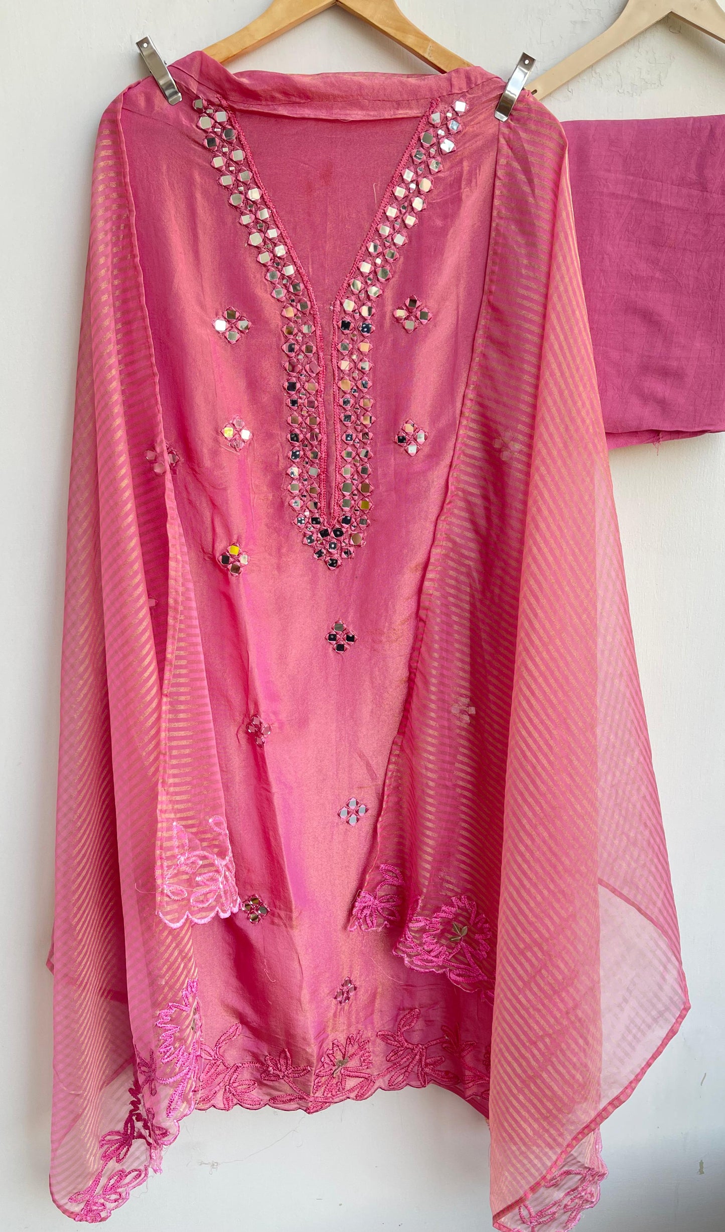 Shimmer silk unstitched ladies suit Rc17880 (a)